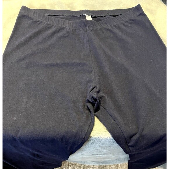Basic Editions Womens Dark Blue Leggings Size Large NWOT - Picture 4 of 6
